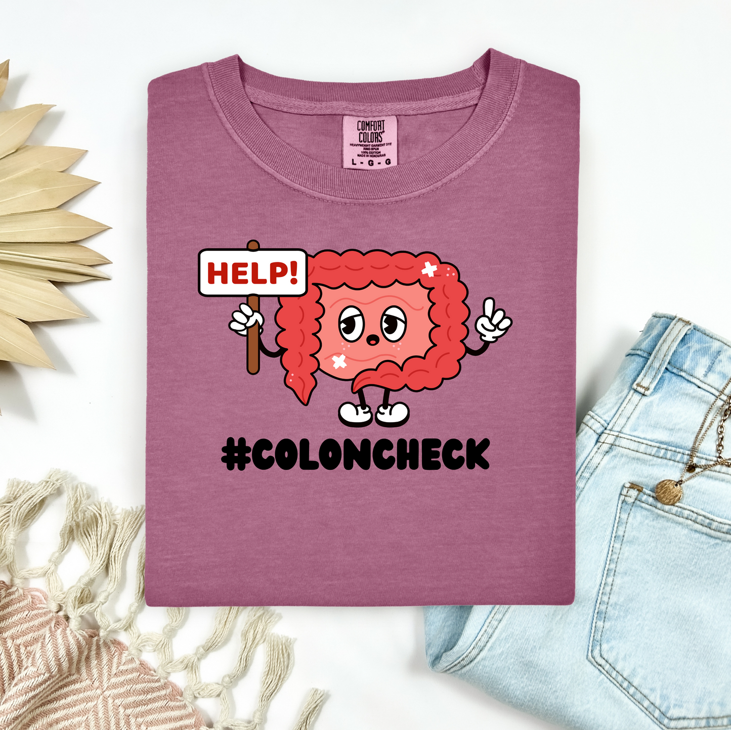 Colon Check T-Shirt