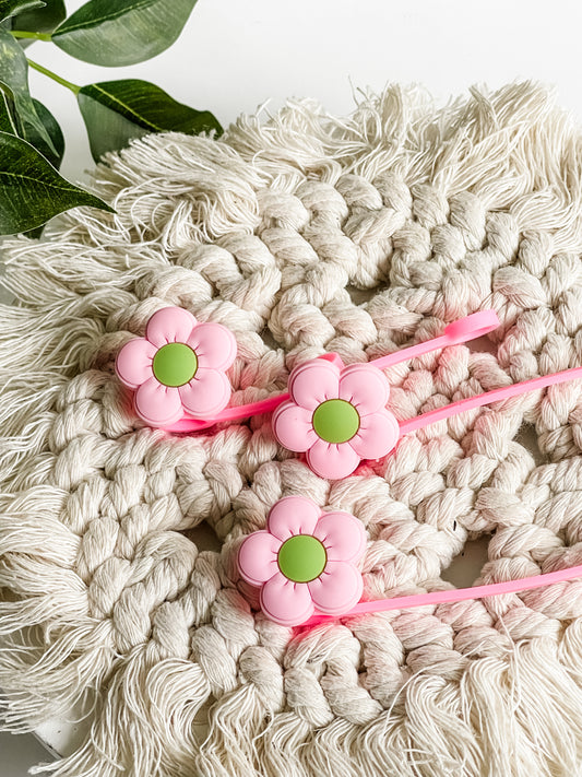 Flower Straw Toppers