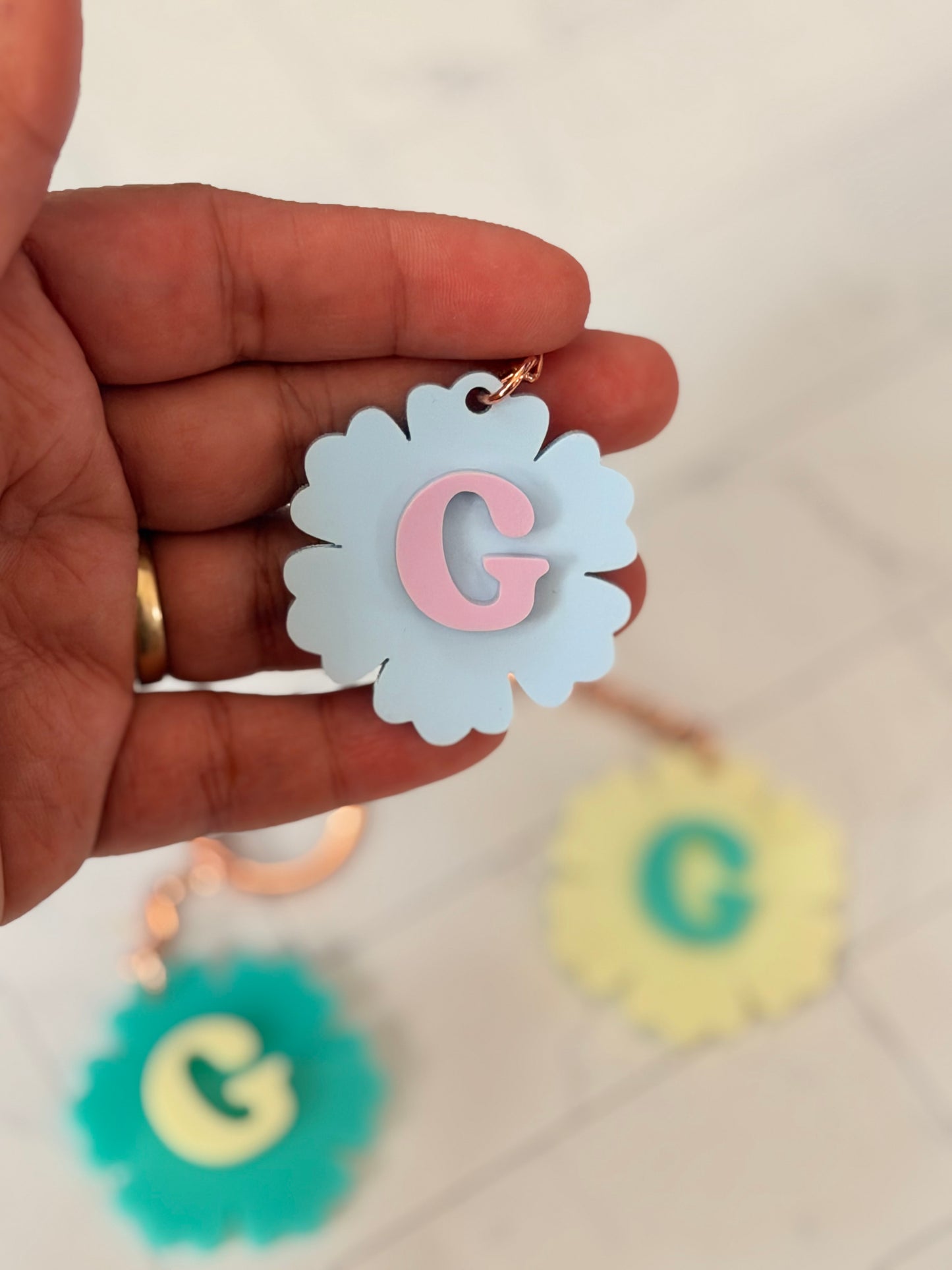 Custom Acrylic Letter Keychain