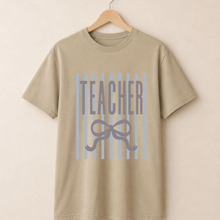 Beige t-shirt with &