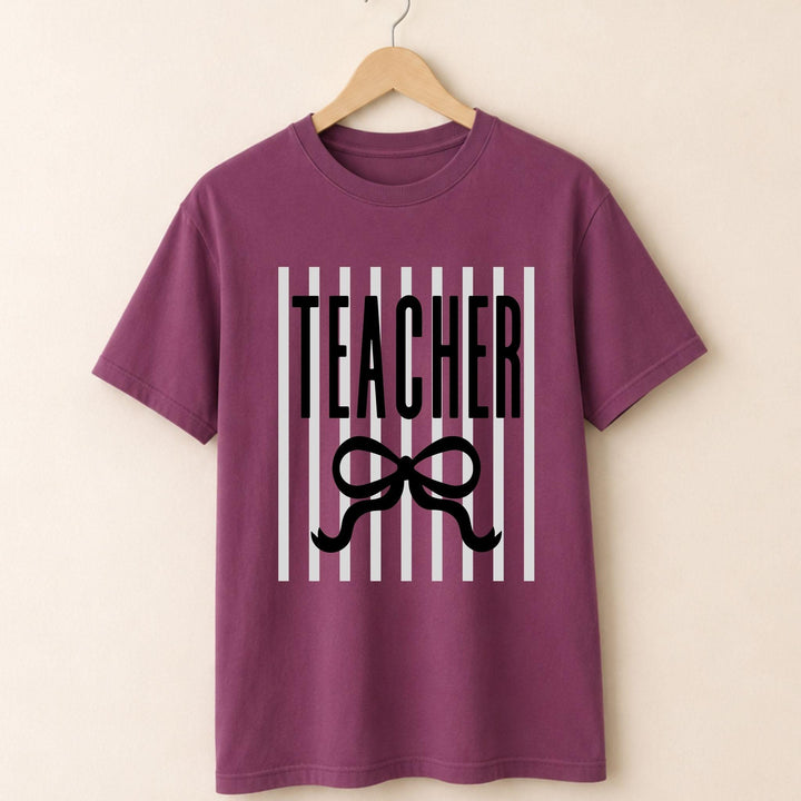 Purple t-shirt with &