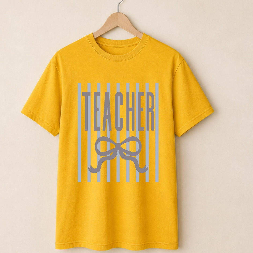 Yellow t-shirt with &