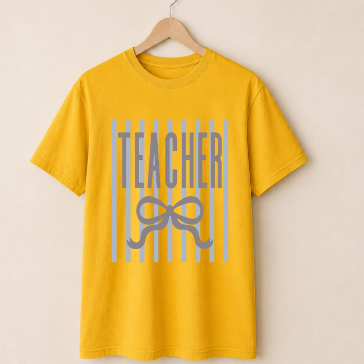 Yellow t-shirt with &