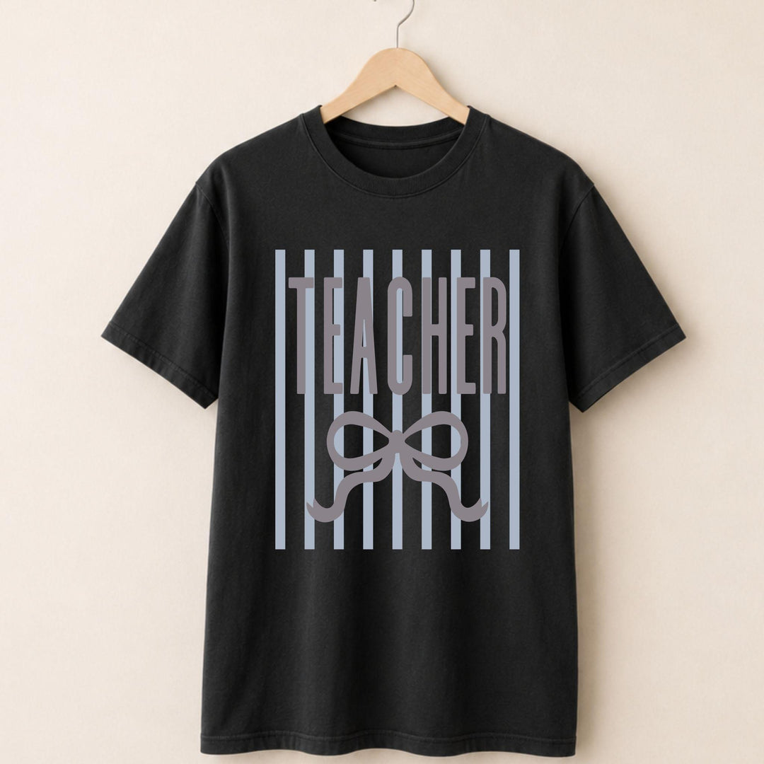 Black t-shirt with &