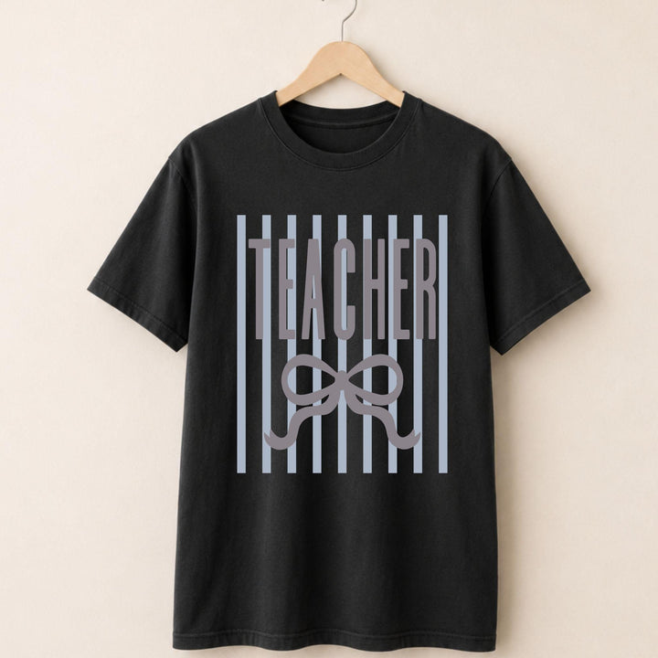 Black t-shirt with &