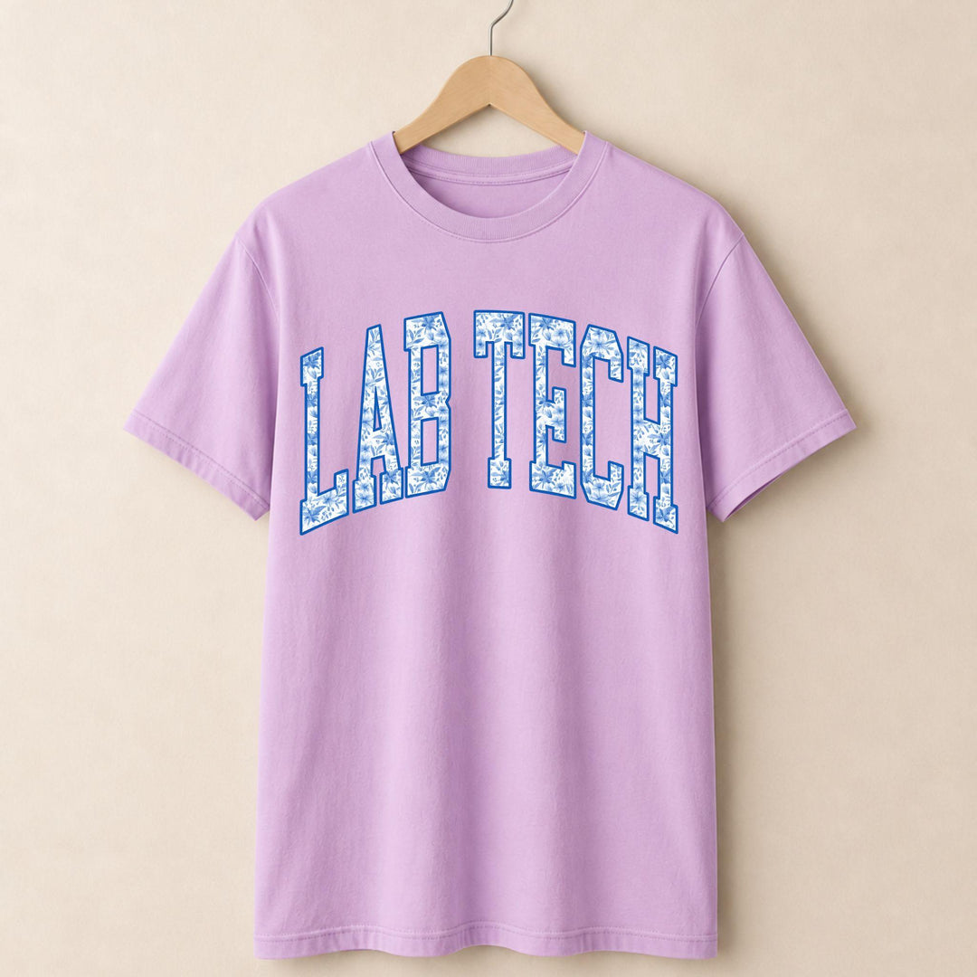 Lab Tech Blue Floral T-shirt