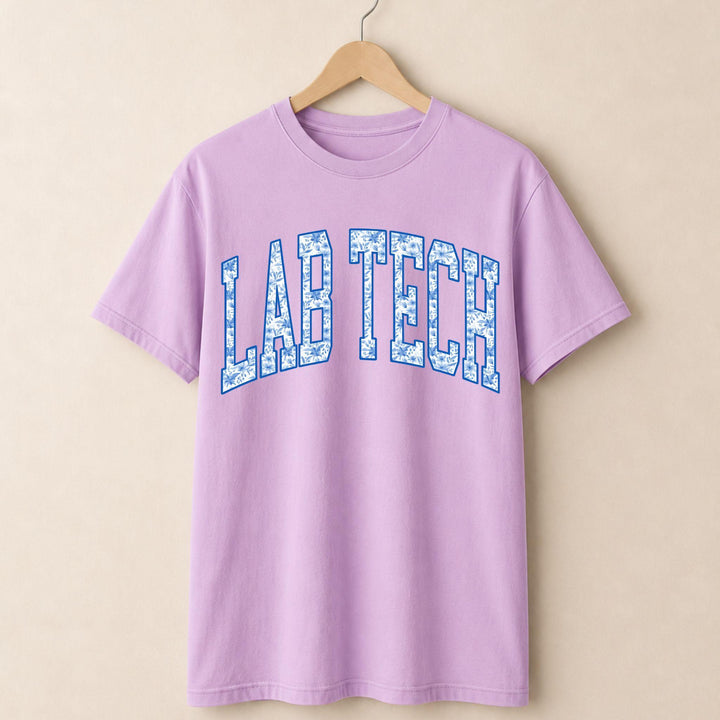 Lab Tech Blue Floral T-shirt