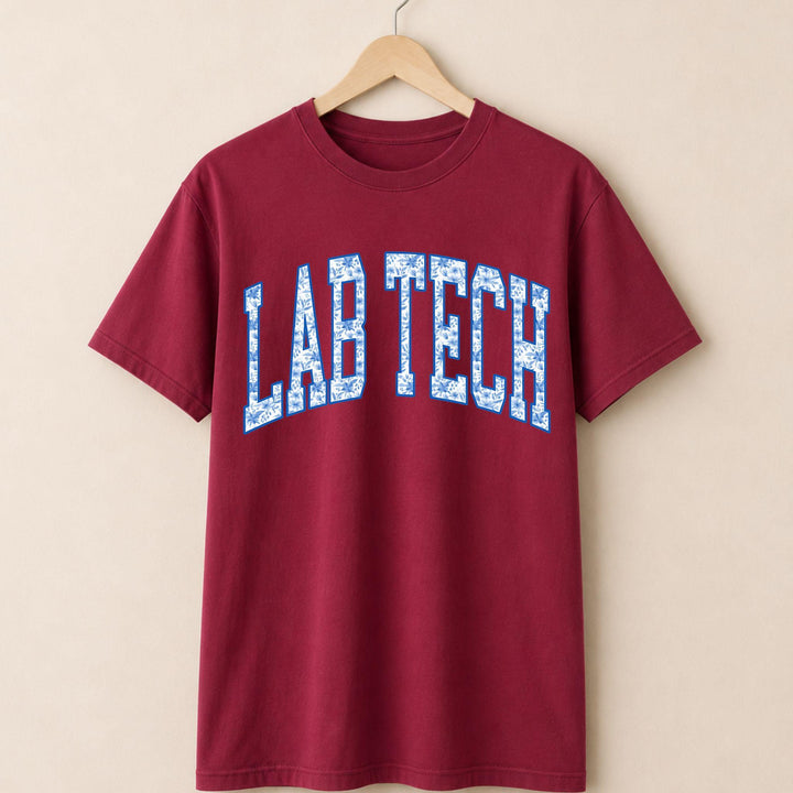 Lab Tech Blue Floral T-shirt