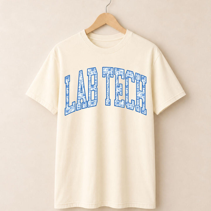 Lab Tech Blue Floral T-shirt