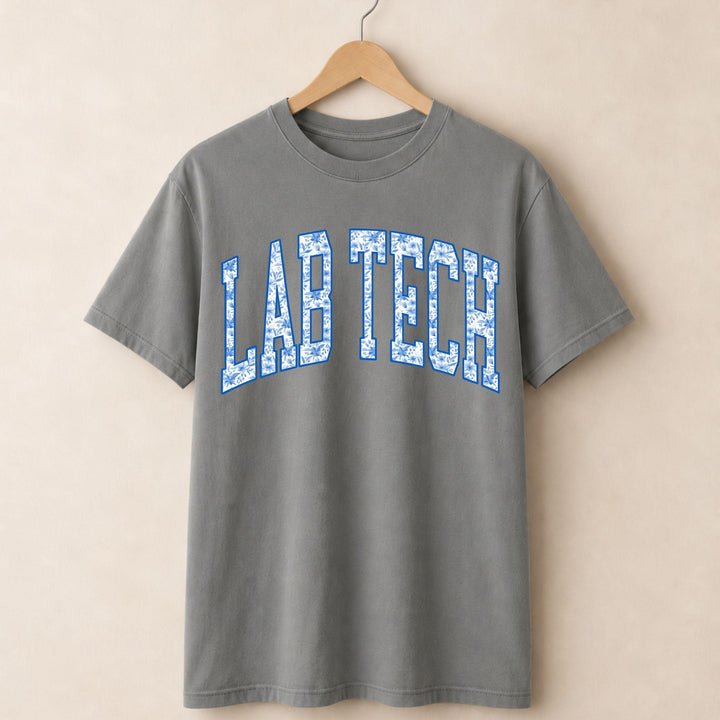 Lab Tech Blue Floral T-shirt