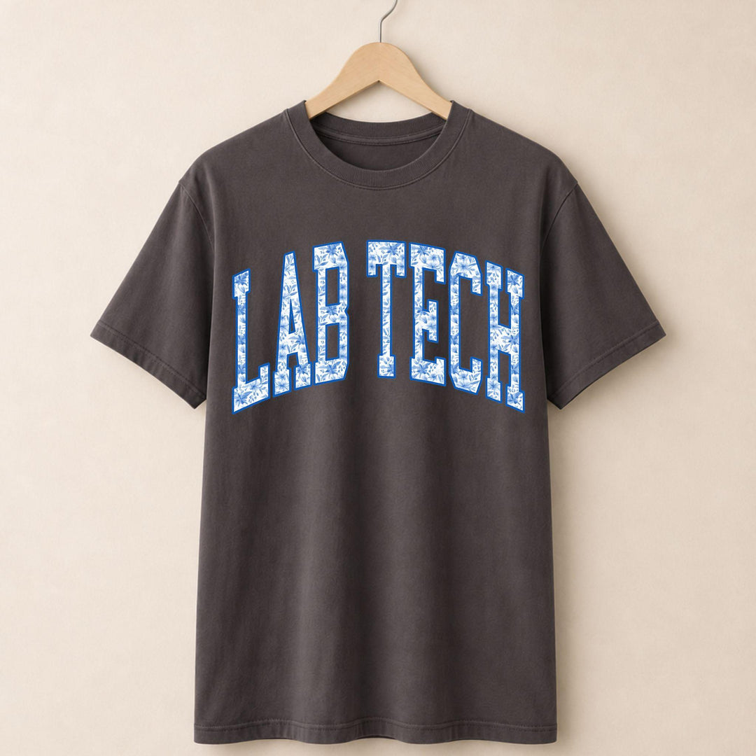 Lab Tech Blue Floral T-shirt