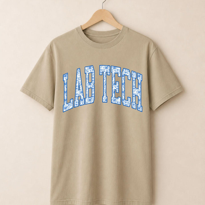 Lab Tech Blue Floral T-shirt