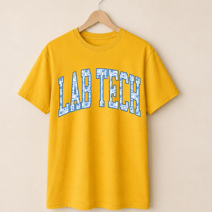 Lab Tech Blue Floral T-shirt