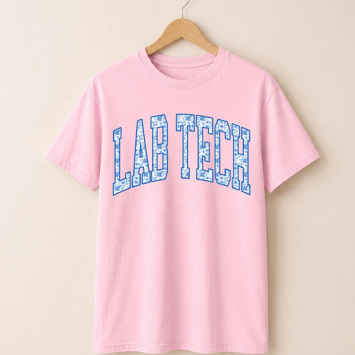Lab Tech Blue Floral T-shirt