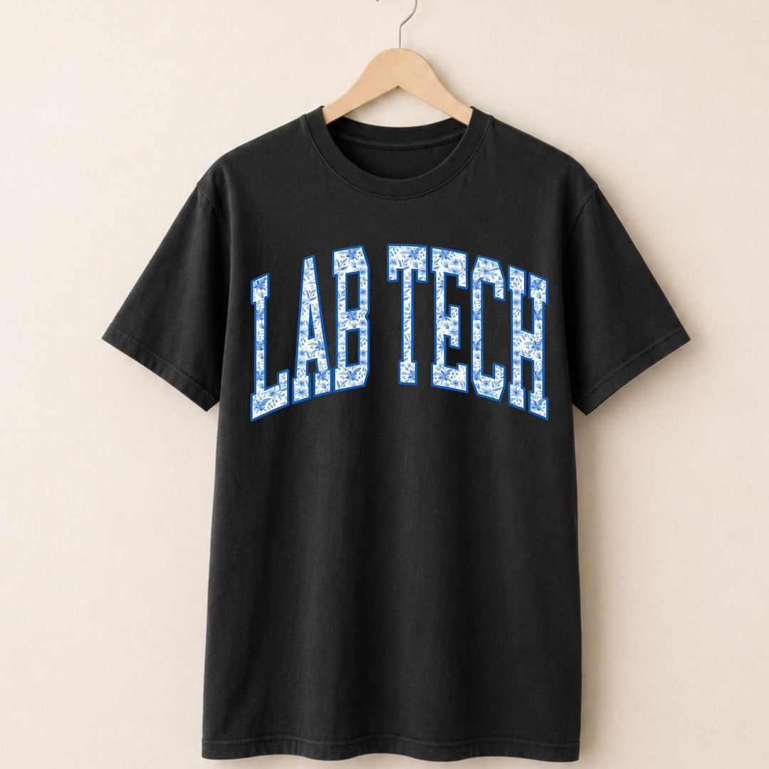 Lab Tech Blue Floral T-shirt