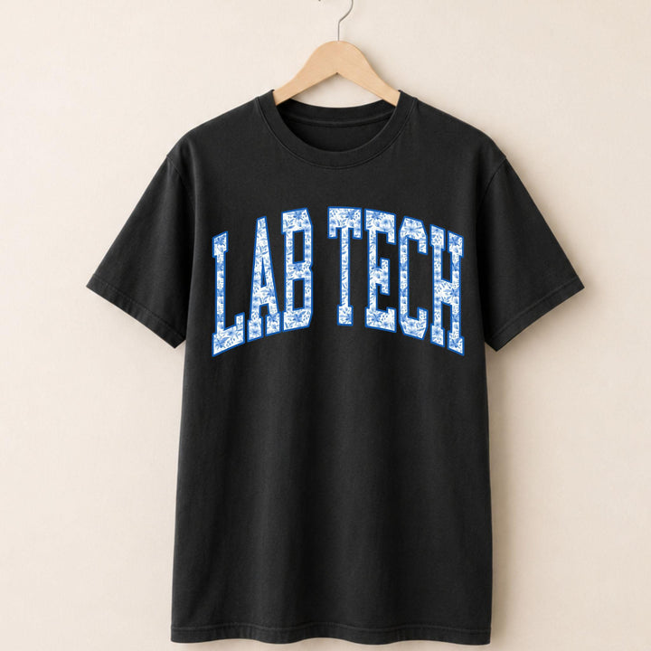 Lab Tech Blue Floral T-shirt