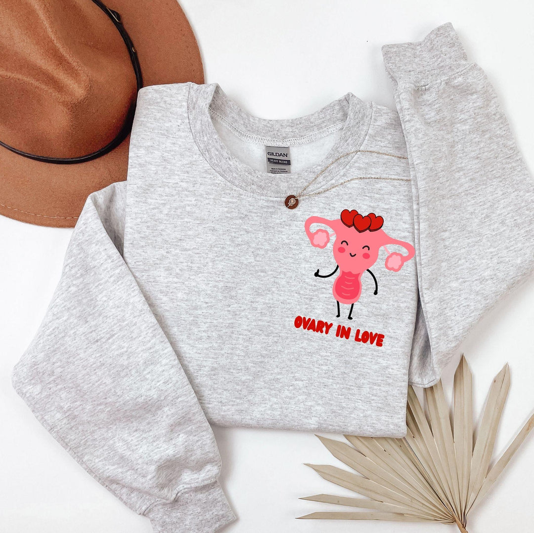 Heart Ovary in Love Crewneck