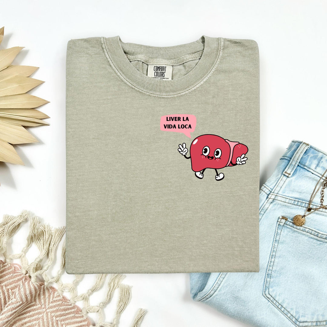 Funny liver nurse tee detail high quality printable vinyl