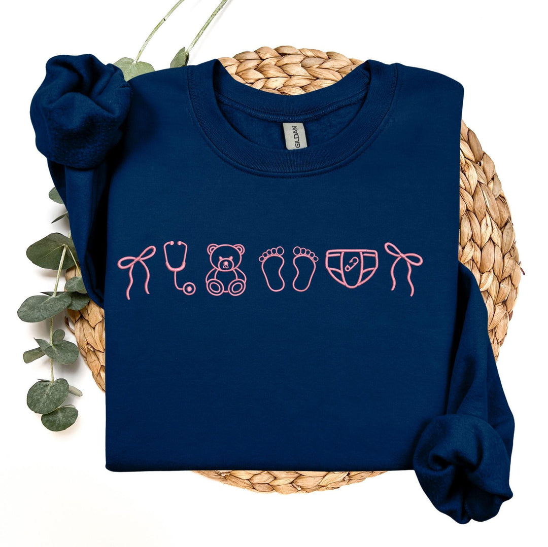 PEDs Embroidered Icon Crewneck