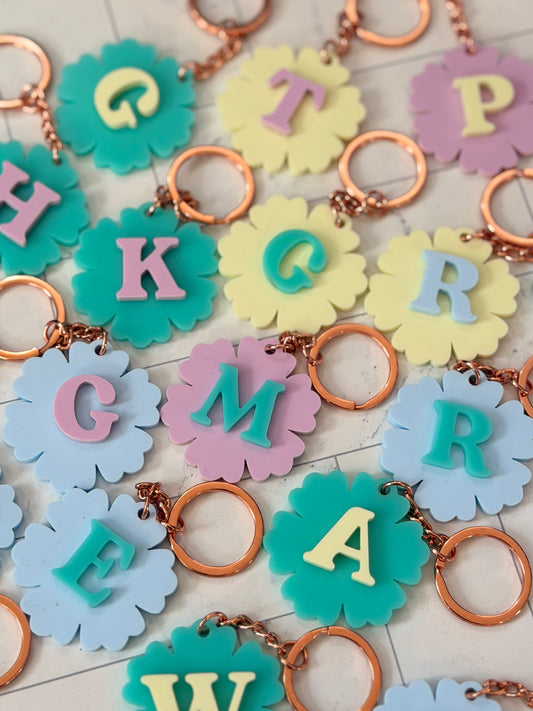 Custom Acrylic Letter Keychain