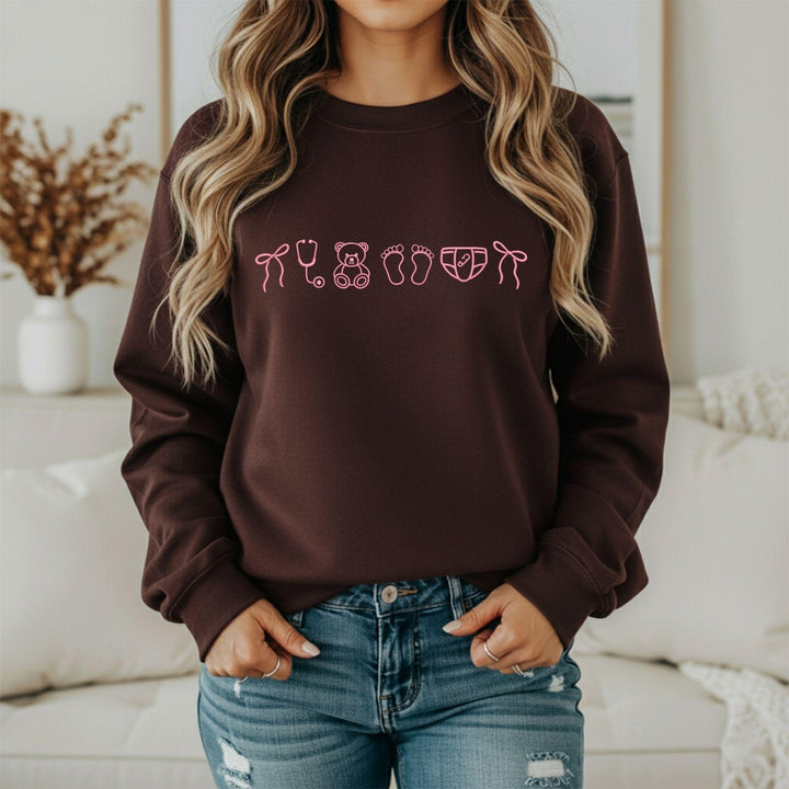 PEDs Embroidered Icon Crewneck