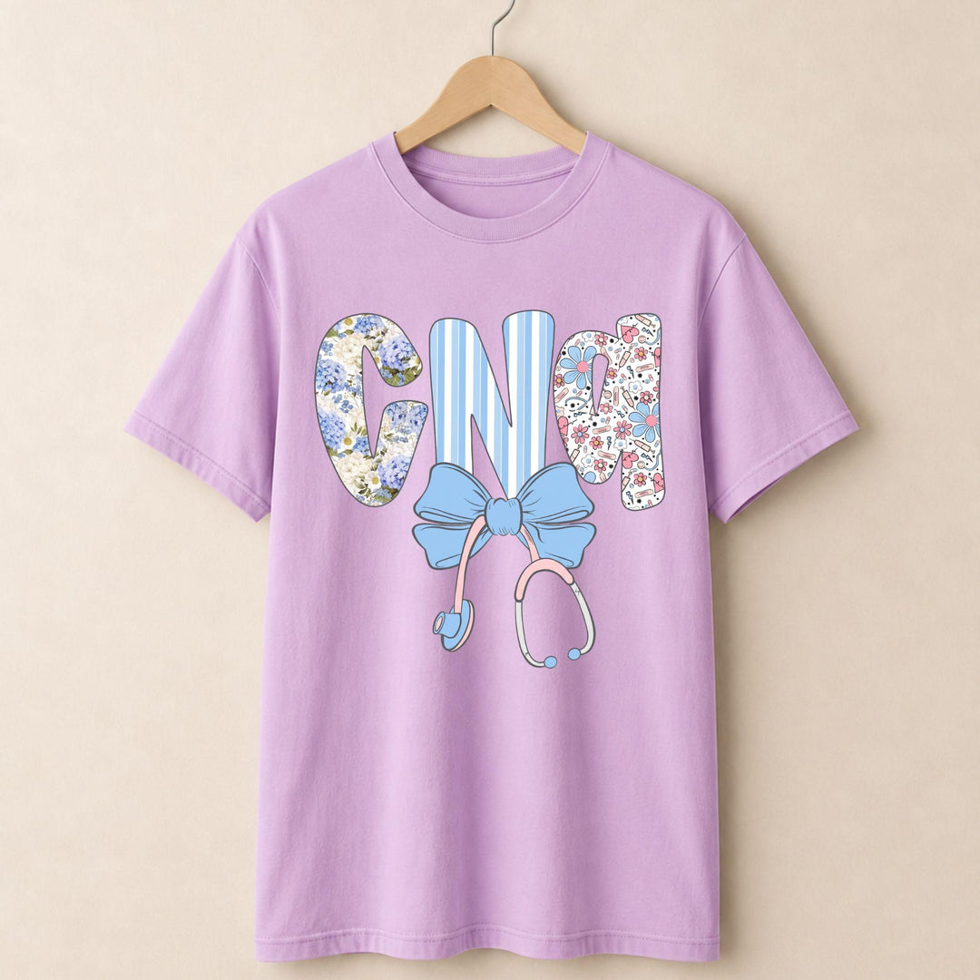 CNA Blue Bow T-shirt