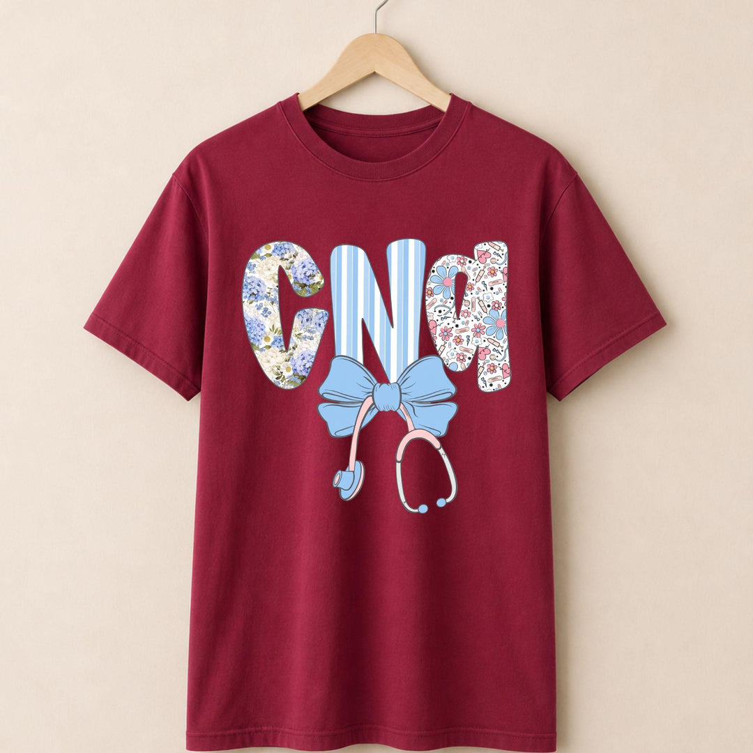 CNA Blue Bow T-shirt
