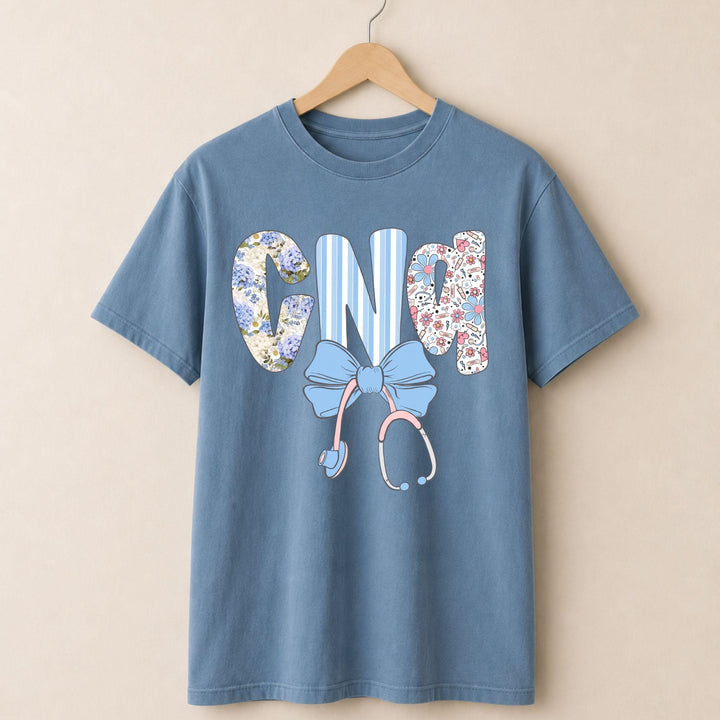 CNA Blue Bow T-shirt