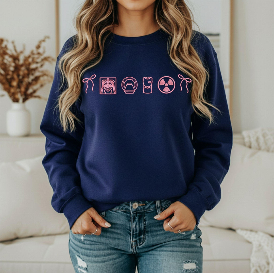 Radiology Embroidered Icon Crewneck