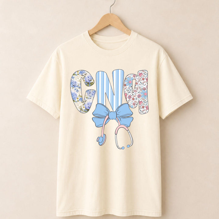CNA Blue Bow T-shirt