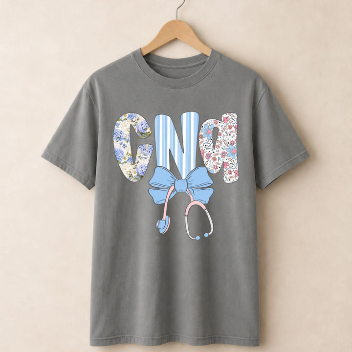 CNA Blue Bow T-shirt
