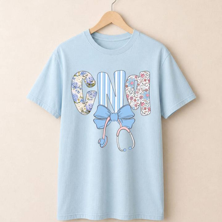 CNA Blue Bow T-shirt