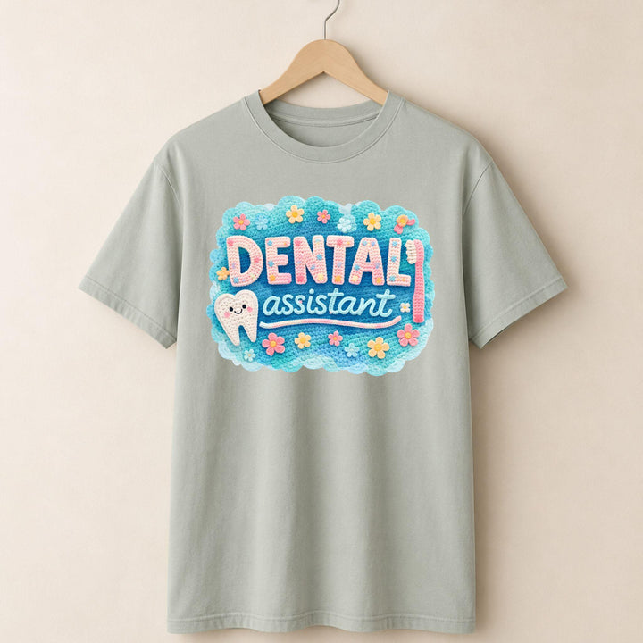 Dental Assistant Patch T-shirt.