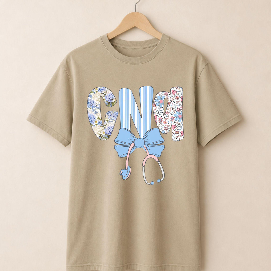 CNA Blue Bow T-shirt