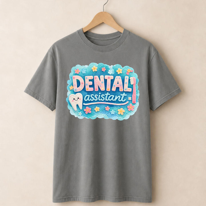 Dental Assistant Patch T-shirt.