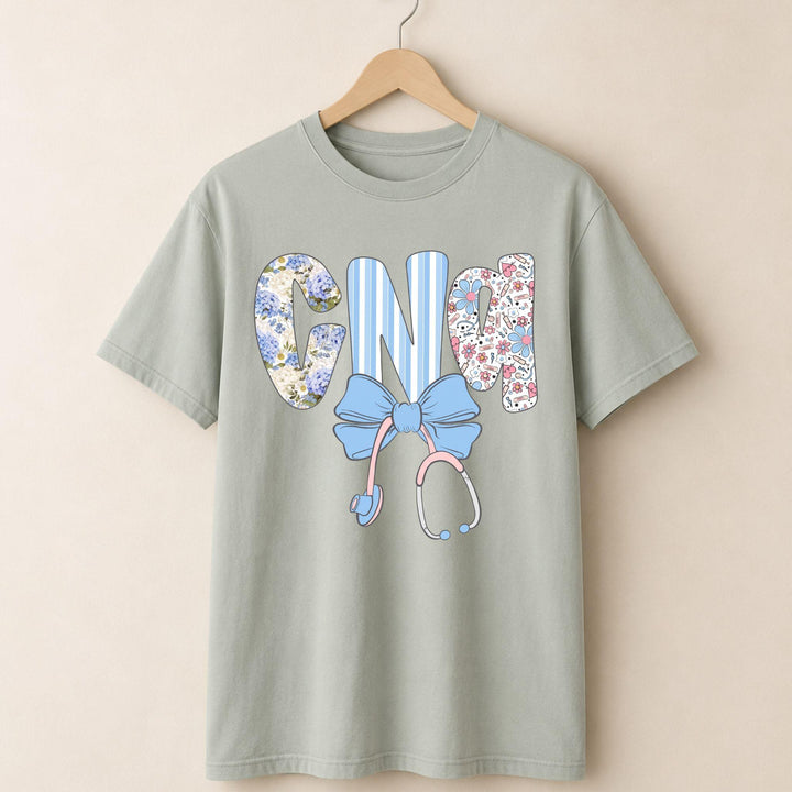 CNA Blue Bow T-shirt