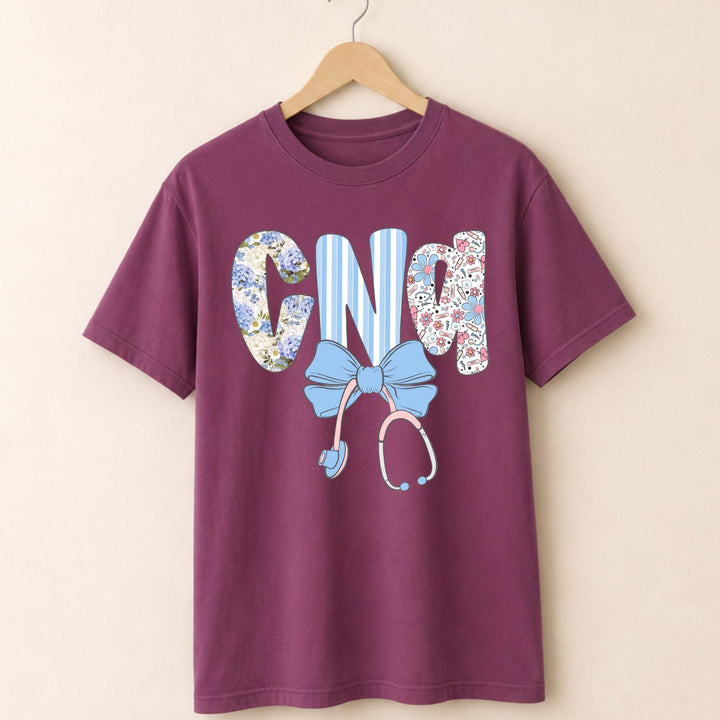 CNA Blue Bow T-shirt