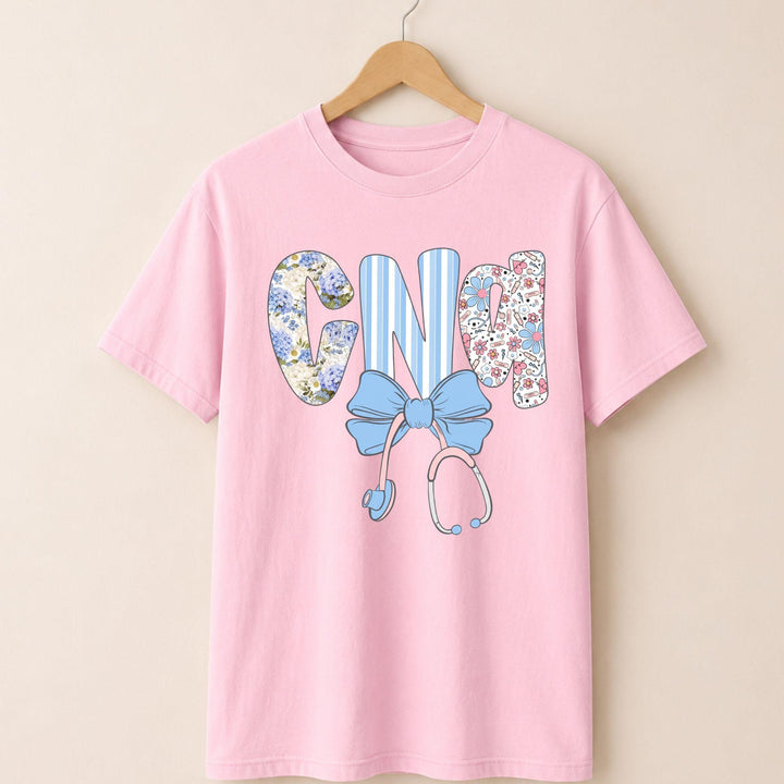 CNA Blue Bow T-shirt