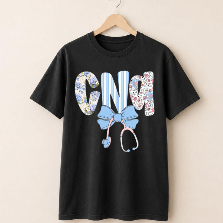 CNA Blue Bow T-shirt