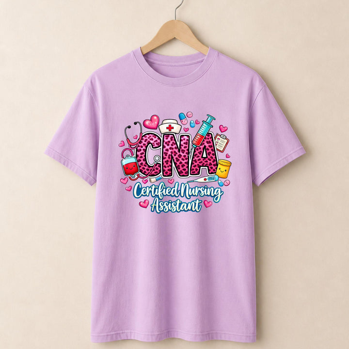CNA Pink Print T-shirt