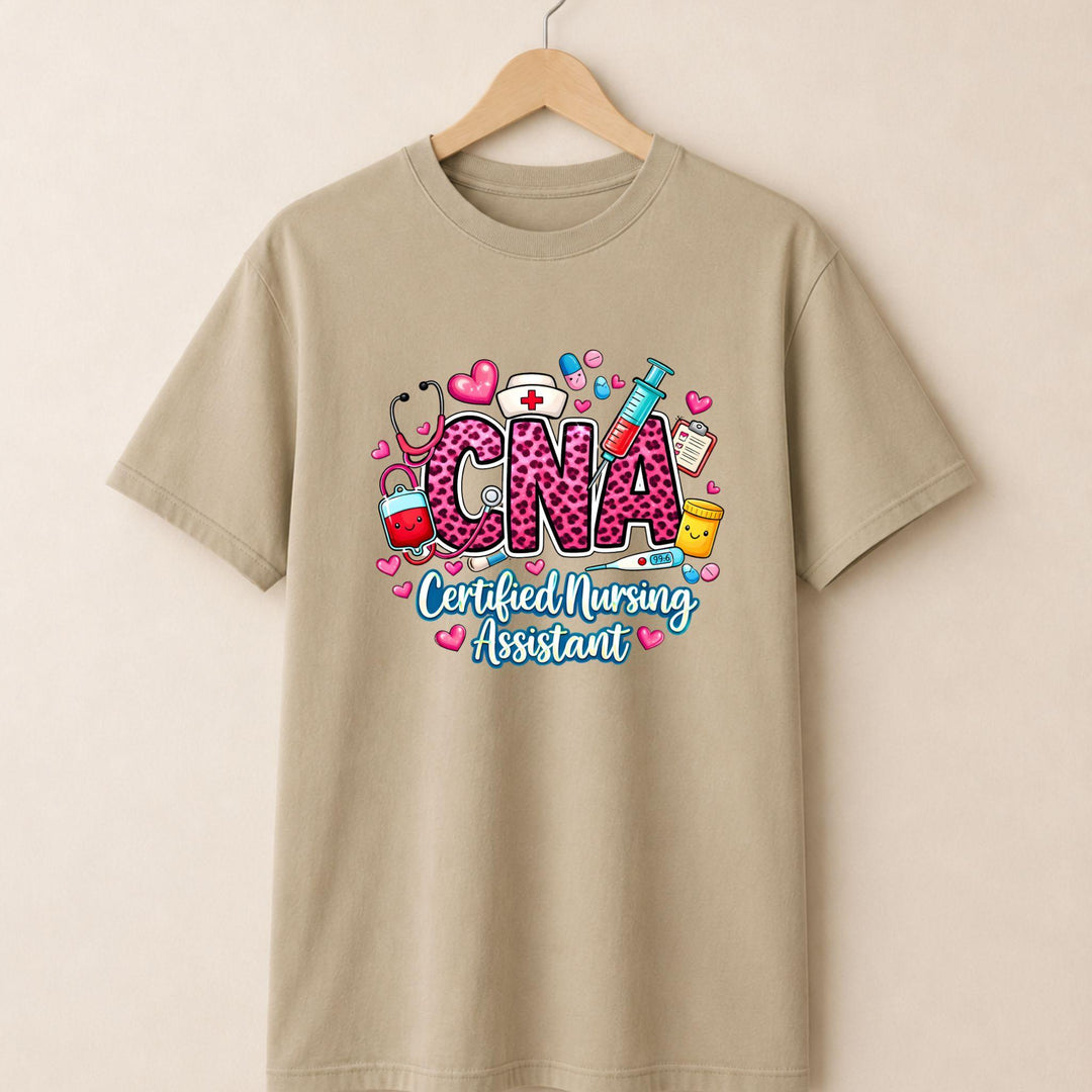 CNA Pink Print T-shirt