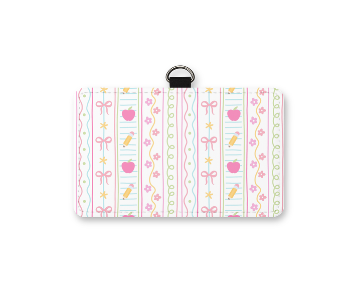 Teacher Pattern ID Badge Holder