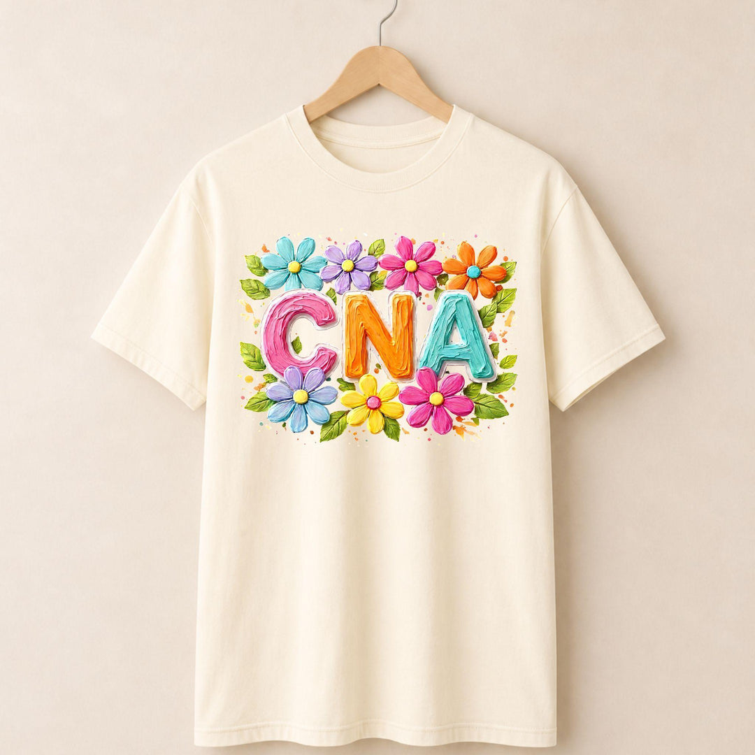 Floral CNA T-shirt