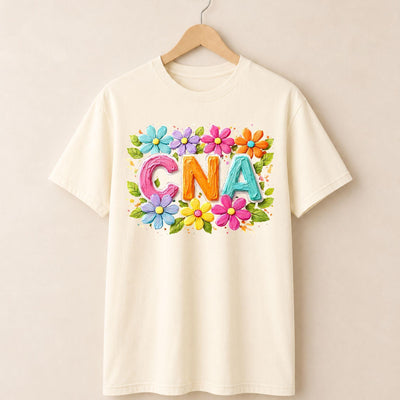 Floral CNA T-shirt