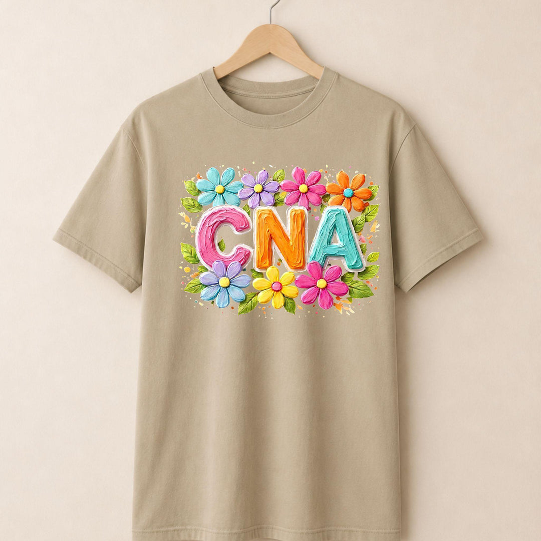 Floral CNA T-shirt