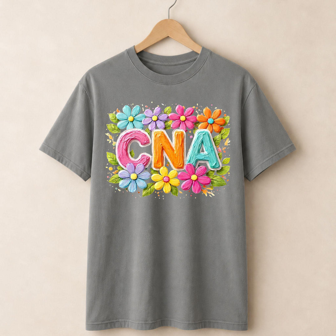 Floral CNA T-shirt