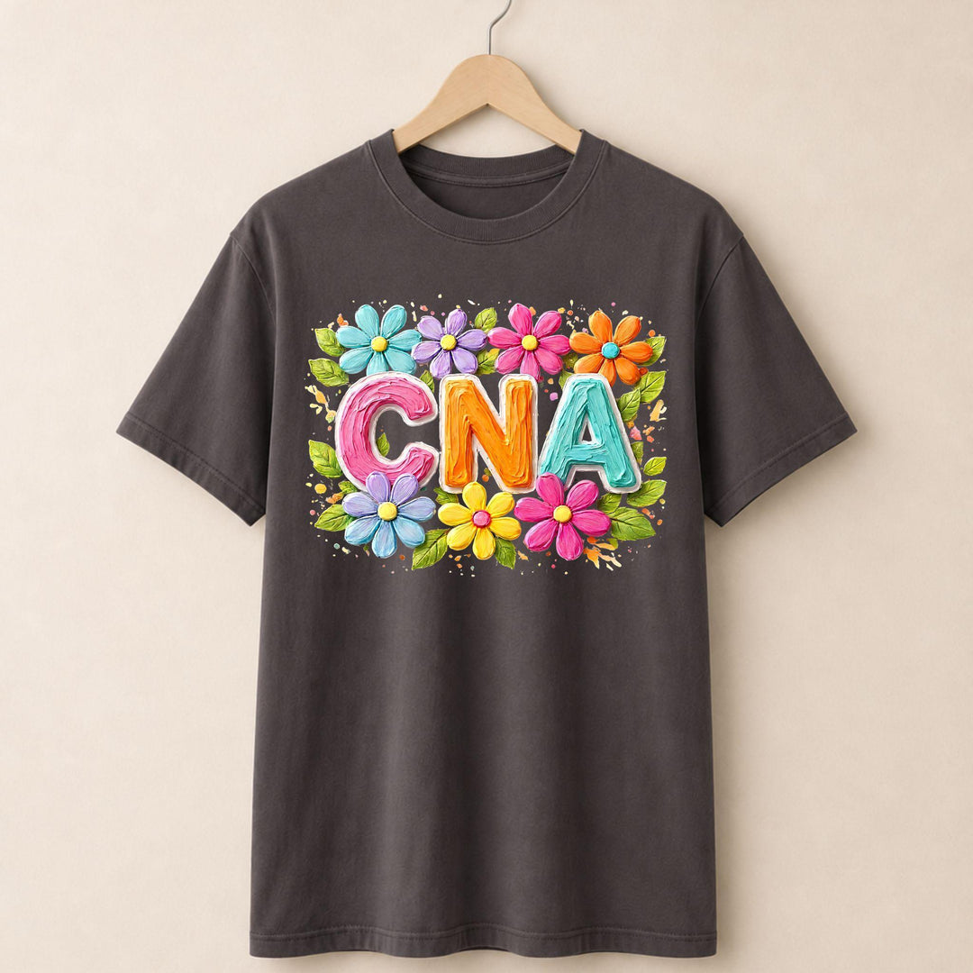 Floral CNA T-shirt