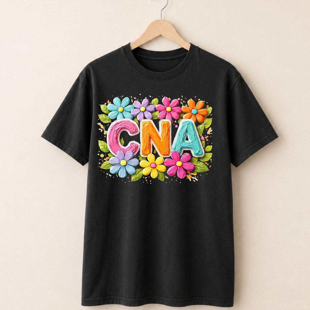Floral CNA T-shirt