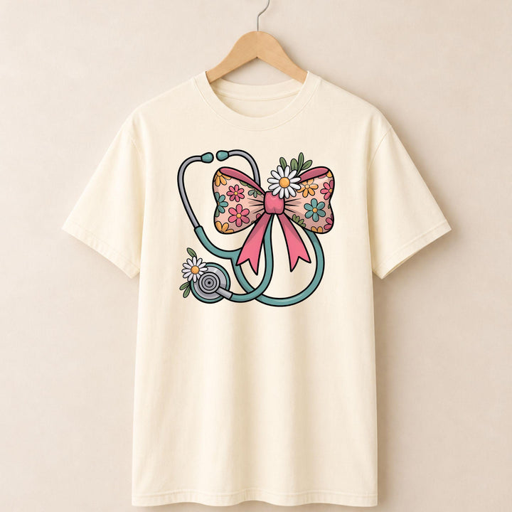 Stethoscope Bow T-shirt