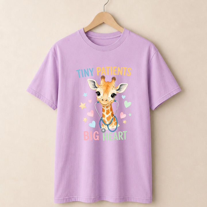 Tiny Patients Big Heart Giraffe T-shirt